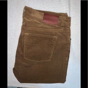 Lauren Ralph Lauren Women’s Tan Brown Corduroy Pants